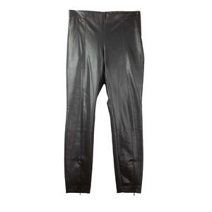 Zara Faux Black Leather Leggings